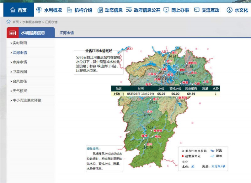 上饶水情2022.5.6